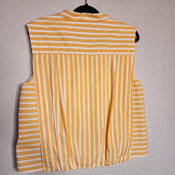 Large Habitual Sleeveless button-down top - Picture 3 of 8